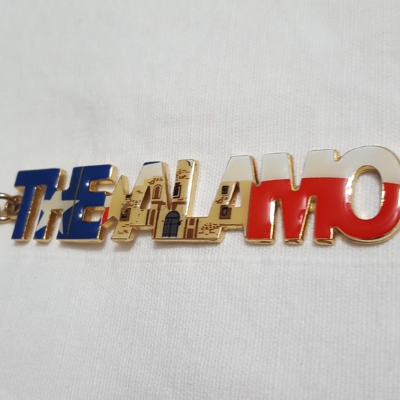 The ALAMO Metal Keychain/ Bag tag - Picture 3 of 3